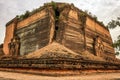 Pahtodawgyi pagoda, in Mingun, Myanmar Royalty Free Stock Photo