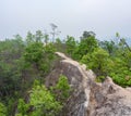 Pai Canyon at sunset,and dramatic scenery, Mae Hong Son province,northern Thailand