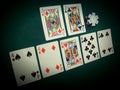 Pai Gow Poker Angled View Royalty Free Stock Photo