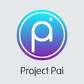 PAI - Project Pai. The Icon of Coin or Market Emblem.