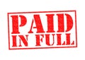 PAID IN FULL Royalty Free Stock Photo