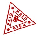 Paid stamp Royalty Free Stock Photo