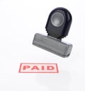Paid Stamp Royalty Free Stock Photo