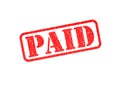 `PAID` Stamp Royalty Free Stock Photo