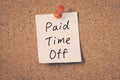 Paid time off Royalty Free Stock Photo