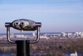 Paid viewing binoculars for tourists