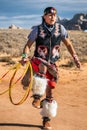 Navajo traditional dance Royalty Free Stock Photo