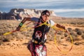 Navajo traditional dance Royalty Free Stock Photo