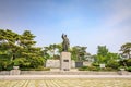 Paikbum Kim Gu Kim Koo`s Statue in Namsan park
