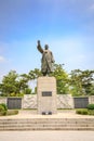 Paikbum Kim Gu Kim Koo`s Statue in Namsan park
