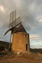 Windmill close to Ramatuelle, Provence, France Royalty Free Stock Photo