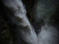 Pailon del diablo Devils Cauldron highest waterfall Rio Pastaza river cascades route Banos Tungurahua Amazonia Ecuador Royalty Free Stock Photo