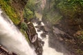 Pailon Del Diablo Waterfall In Banos De Aqua S