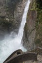 Pailon del Diablo waterfall, Ecuador Royalty Free Stock Photo