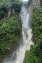 Pailon Del Diablo waterfall, Ecuador Royalty Free Stock Photo