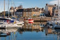 Paimpol`s marina, North Brittany, France Royalty Free Stock Photo