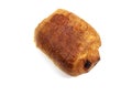 PAIN AU CHOCOLAT AGAINST WHITE BACKGROUND Royalty Free Stock Photo