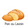 Pain au levain, sourdough bread icon