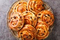 Pain aux raisin translates to bread with raisins or escargot, because of the snail-like shape of the little individual pastries