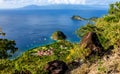 Pain du Sucre Rock, Terre-de-Haut, Iles des Saintes, Les Saintes, Guadeloupe, Lesser Antilles, Caribbean Royalty Free Stock Photo