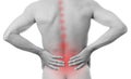 Pain in the lower back in men