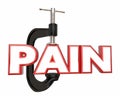 Pain Management Suppression Clamp Vice Word