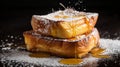 Pain Perdu: New Orleans-Style French Toast with Custard Batter Royalty Free Stock Photo