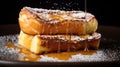 Pain Perdu: New Orleans-Style French Toast with Custard Batter Royalty Free Stock Photo