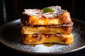 Pain Perdu: New Orleans-Style French Toast with Custard Batter Royalty Free Stock Photo