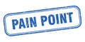 pain point stamp. pain point square grunge sign