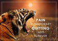 Pain is only temporary, quitting last forever.