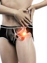 Painful hip joint