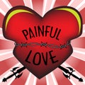 Painful love Royalty Free Stock Photo