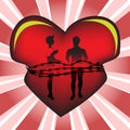 Painful love Royalty Free Stock Photo