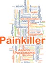 Painkiller background concept