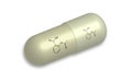 Painkiller capsule Royalty Free Stock Photo