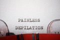 painless depilation text