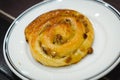 Pains aux raisins - Puff pastry swirls with raisins