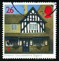 Painswick Post Office UK Postage Stamp Royalty Free Stock Photo