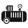 Paint air compressor icon, simple style Royalty Free Stock Photo