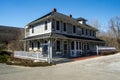 PAINT BANK, VA - April 1; The Depot Lodge dates back to 1909 is located in Paint Bank, Virginia USA. The 1st of April 2014.