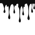 Paint Black colorful dripping splatter , Color splash or Dropping Background vector design