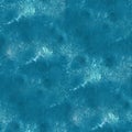 Paint blue abstract water sea waves watercolor seamless texture hand painted background Royalty Free Stock Photo