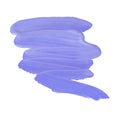 Paint blue sketch track watercolor art border isolated on the white background photo