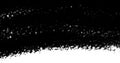 Paint brush black luma matte horizontal transition on white background