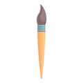 Paint brush icon cartoon vector. Art tool Royalty Free Stock Photo