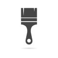 Paint brush icon vector