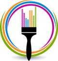 Paint brush logo