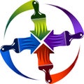 paint brush logo