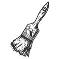 Paint brush tool template